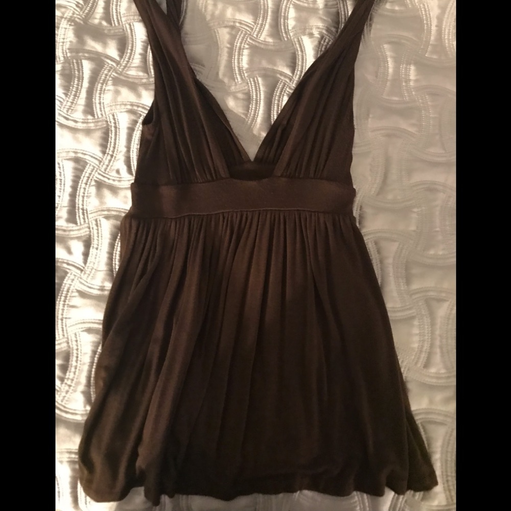 Club Monaco flattering lowcut  twisted strap